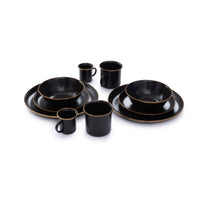 Enamel Bowl Set Charcoal Indoor/Outdoor alt 0