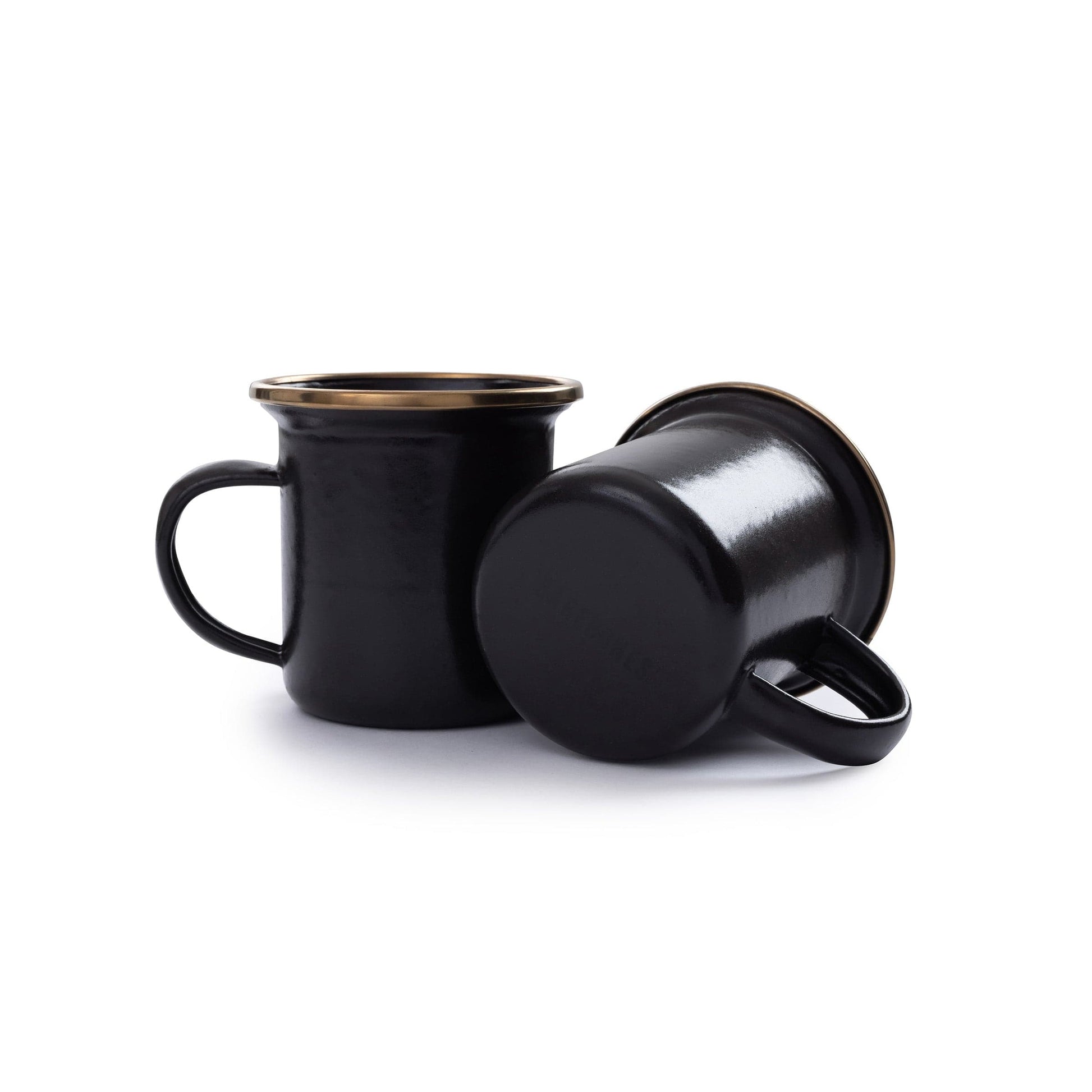Enamel Espresso Cup Set Charcoal Indoor/Outdoor alt 0