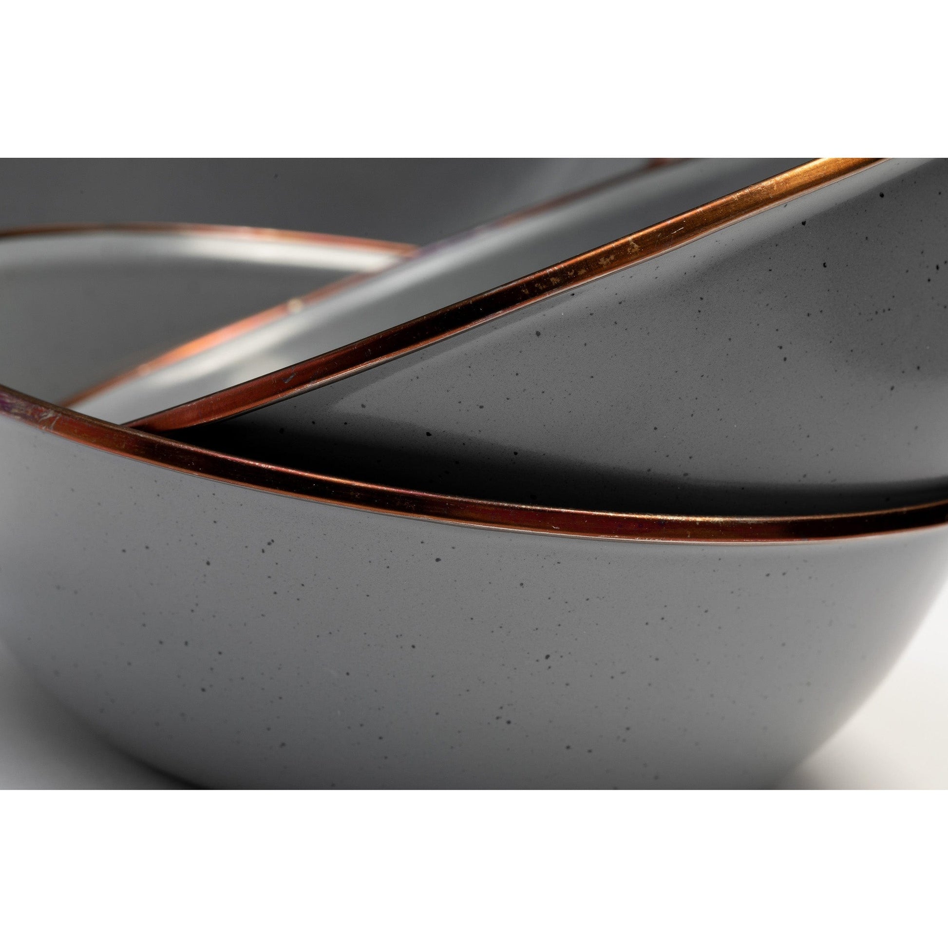 Enamel Bowl Set Slate Gray Indoor/Outdoor alt 0
