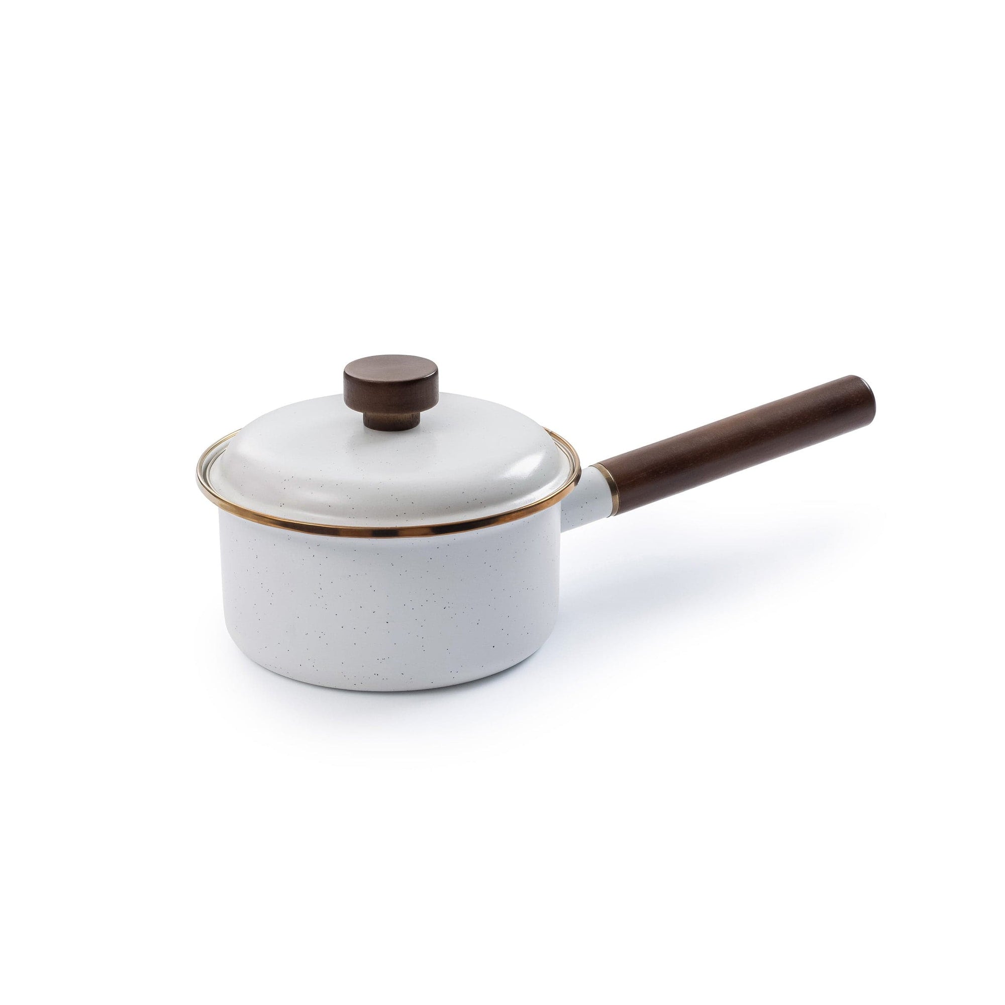 Enamel Saucepan Eggshell Indoor/Outdoor alt 0