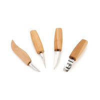 Carving Knives in Tool Roll - 4 Piece alt 0