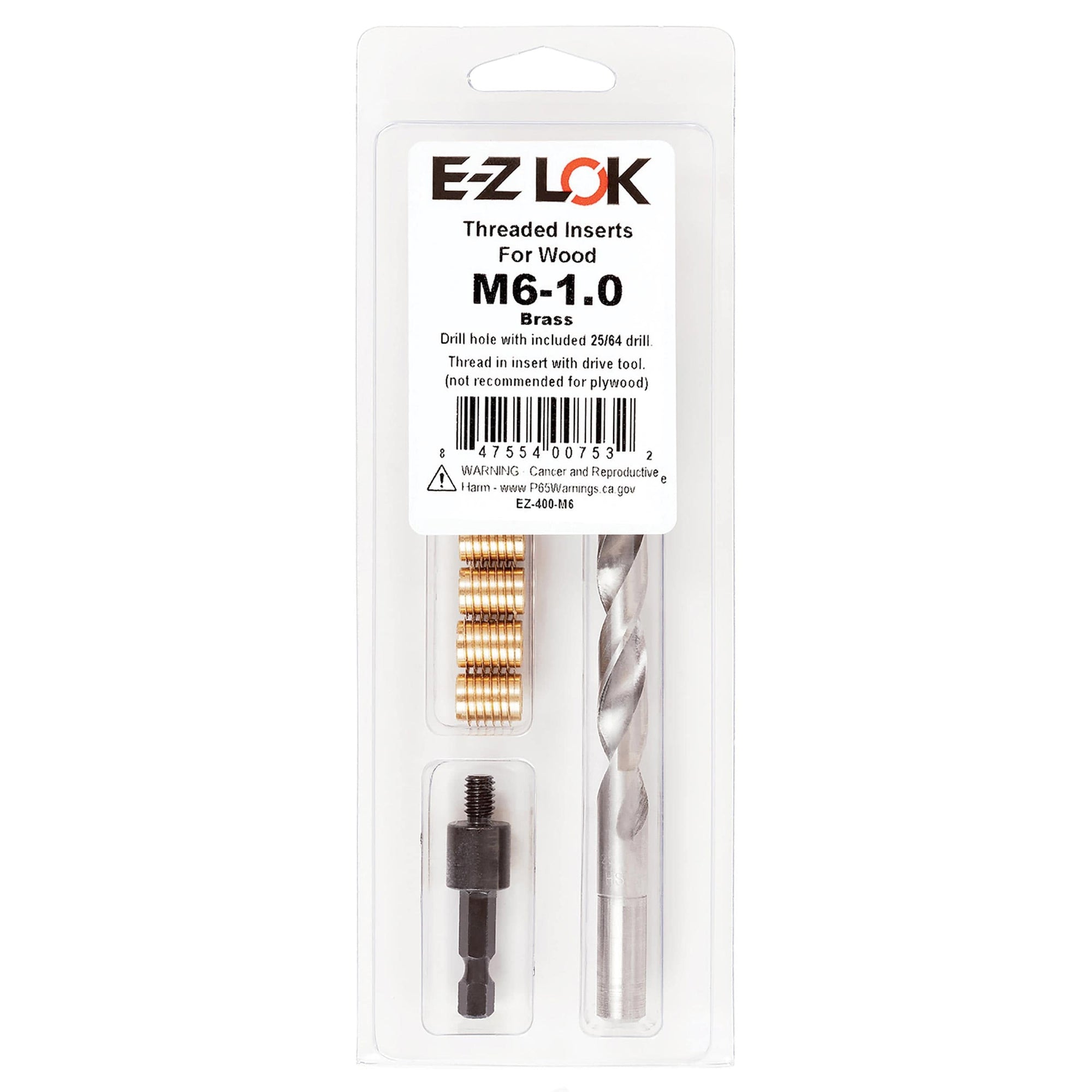 E-Z Knife™ Threaded Insert Kit - M6-1.0 alt 0