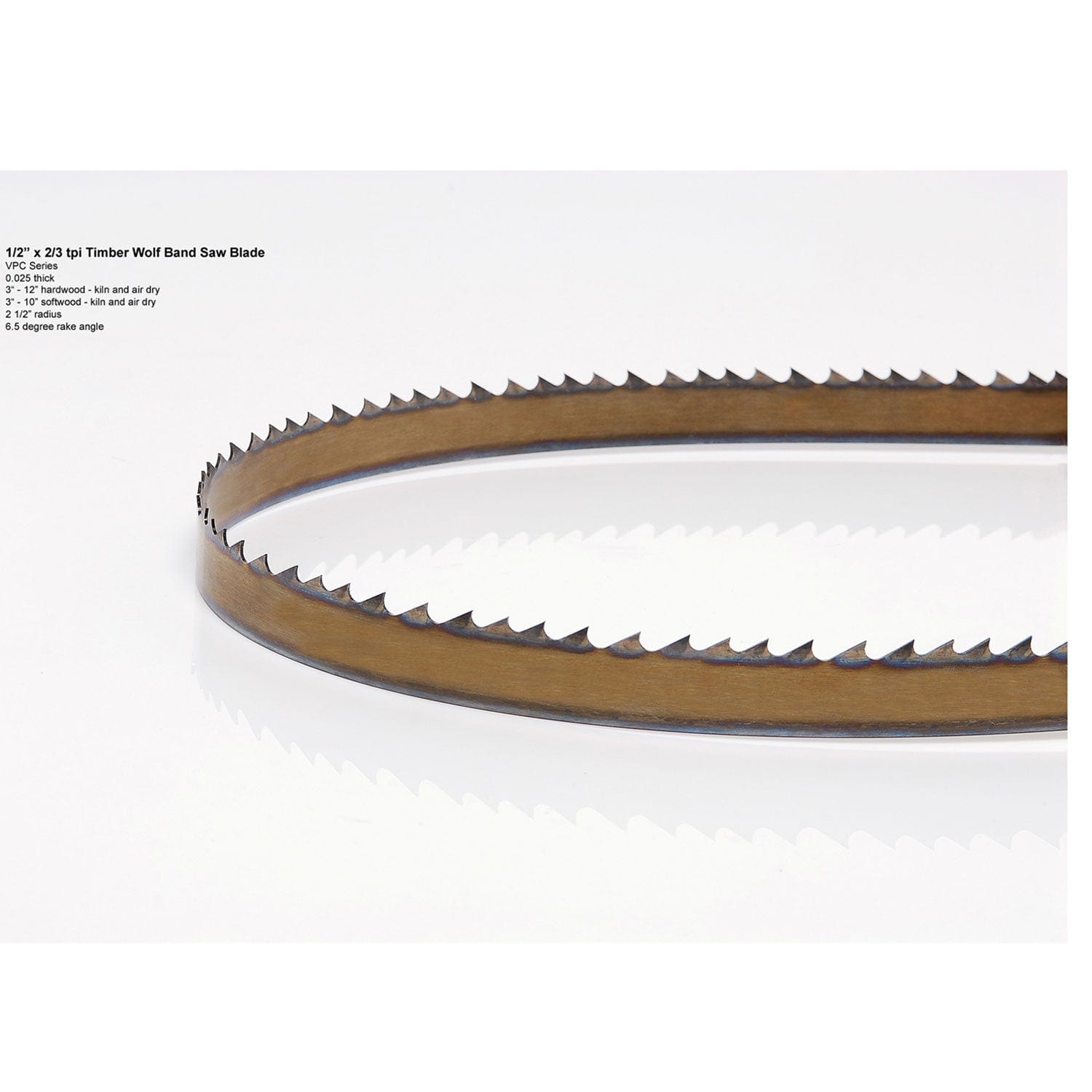 Bandsaw Blade - 131.5" x 1" x 2 TPI  Positive Claw alt 5