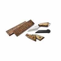 Poly Resin Knife Scales - 15/64" x 2" x 7" - Tigers Eye - Pair alt 0