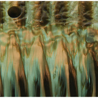 Poly Resin Knife Scales - 15/64" x 2" x 7" - Green Tortoise - Pair alt 0