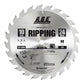 10" x 24T Carbide Tipped Ripping Blade, 20 Deg., 5/8" Bore., ATB alt 0