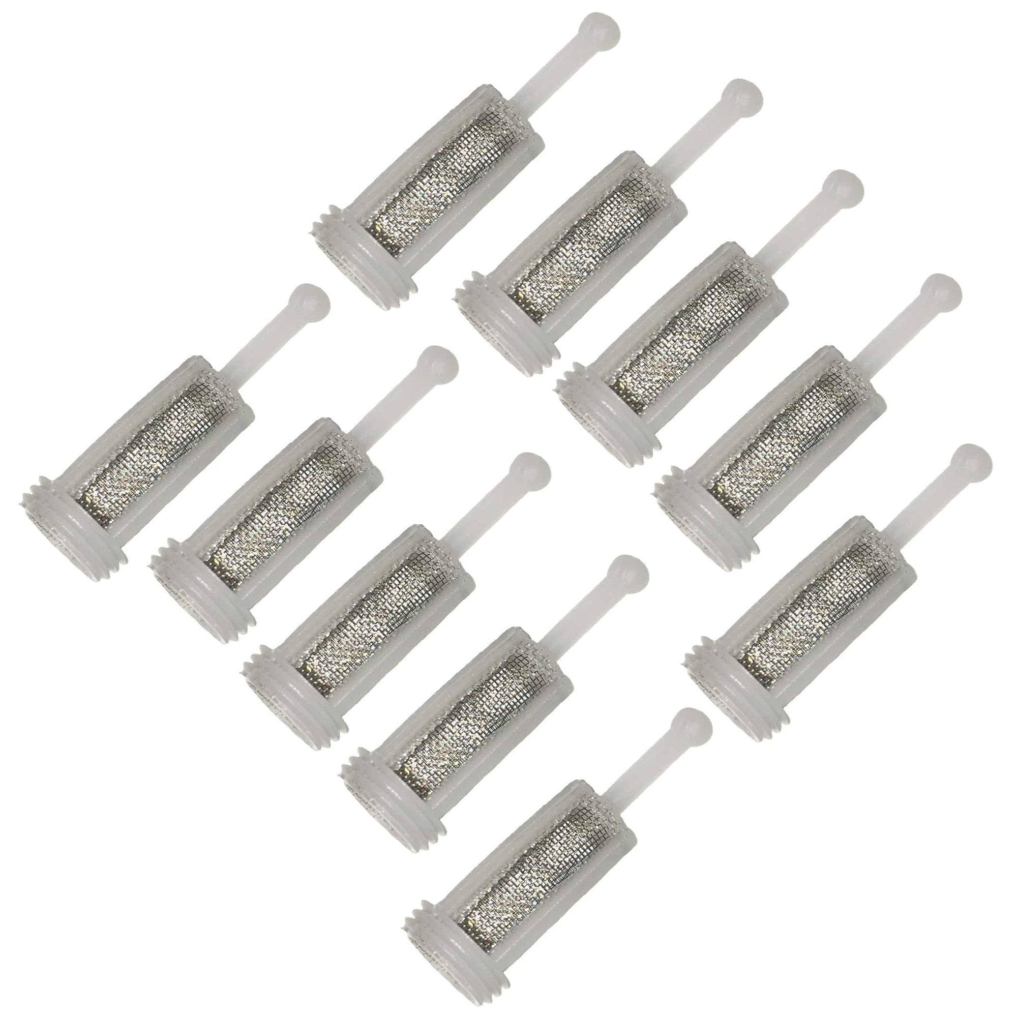 Strainers - Stainless Steel Mesh - Nylon Gravity Feed Barrel [10 pack] alt 0