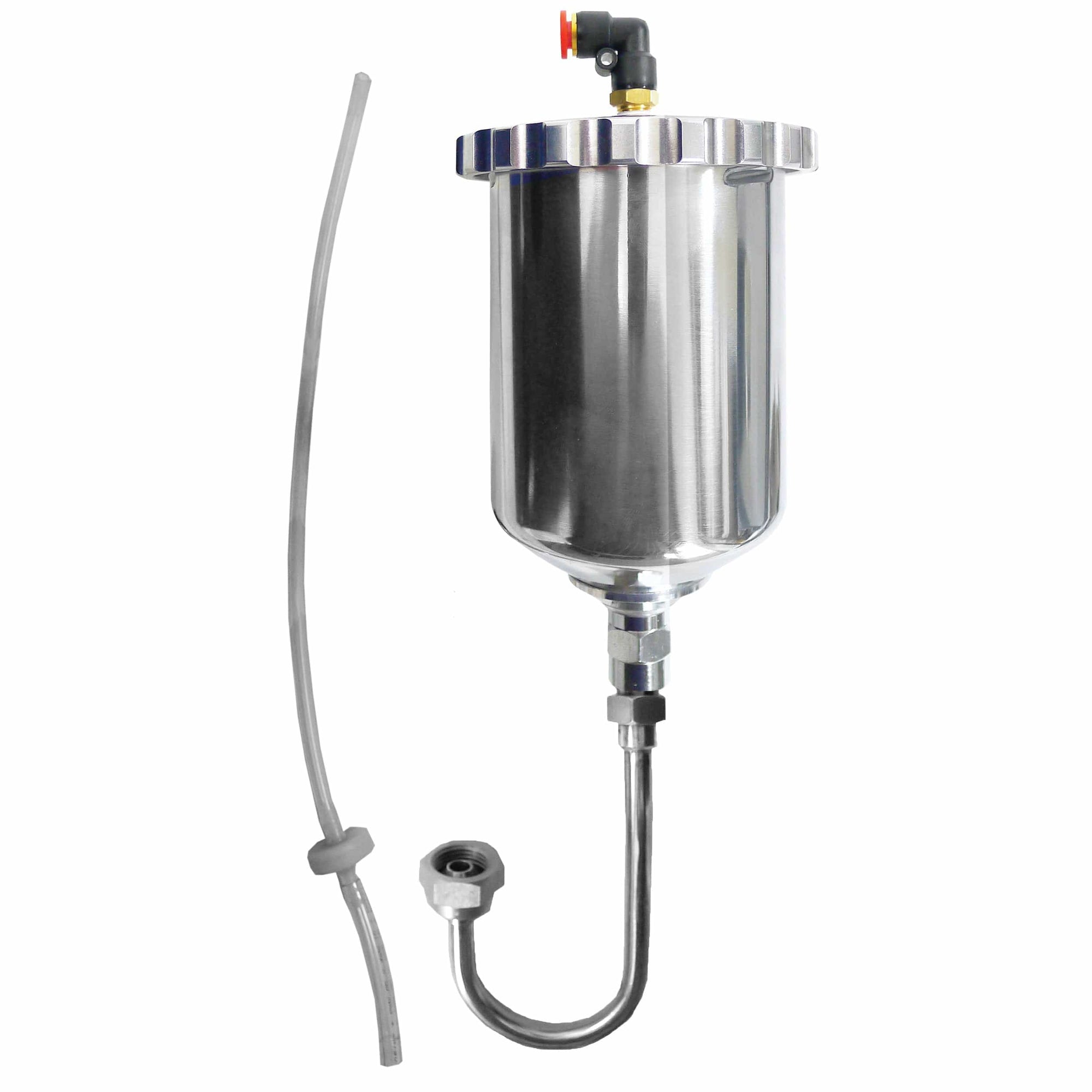 Cup Assembly - 400cc Aluminum - - U-Tube Gravity Conversion [For M] alt 0