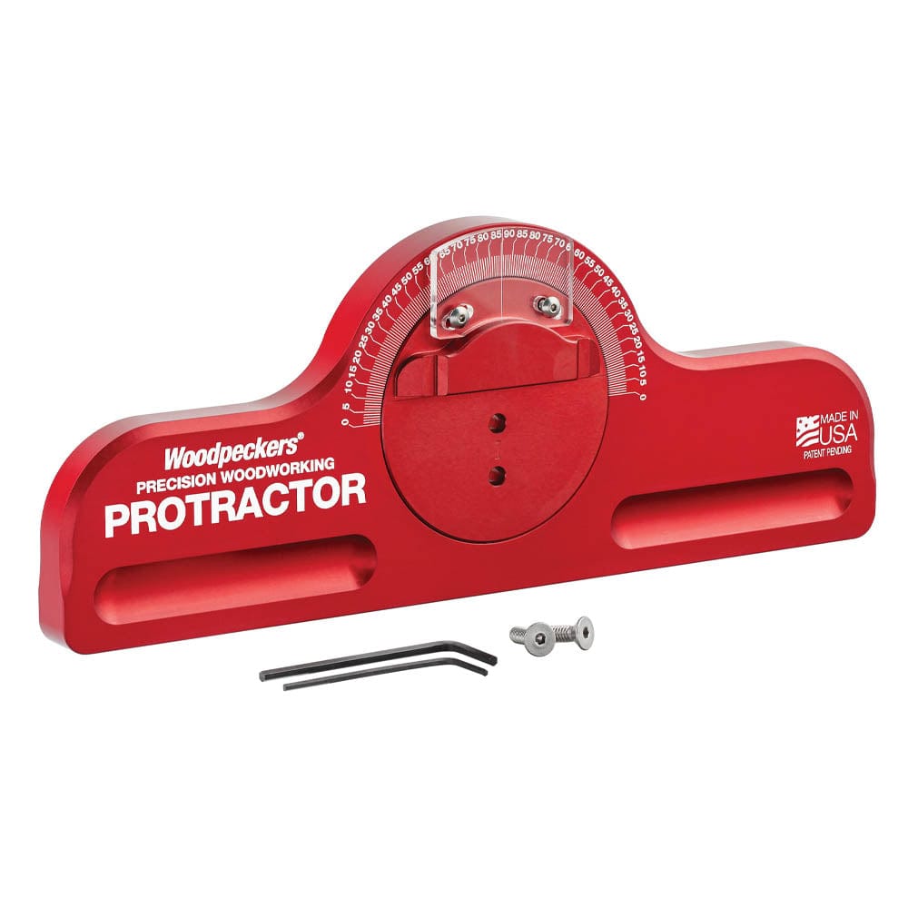 Precision Woodworking Protractor Head with Rack-It