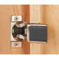 Premium Compact Clip - 1-1/4" Overlay Face Frame Hinge with Blumotion - Pair