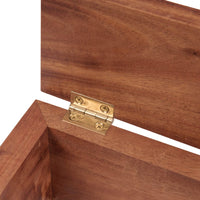 Brass Box Hinge - Pair