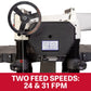 Jet Black 20" Helical Head Planer, 5HP, 1PH (JWP-208HH)