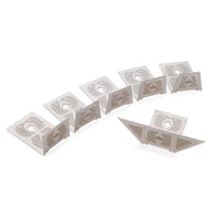 Stainless Steel Saddle Squares Combo Set - 6 Piece