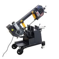 Dual Mitering Horizontal Bandsaw 10" Rounds- 8" x 10" Flats - 110V 1 Ph