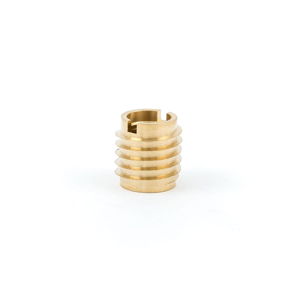 E-Z Knife Threaded Insert for Hard Wood - Brass - M6-1.0