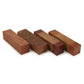 Australian Burl Wood Blanks - 1-1/2" x 1-1/2" x 6" - 4 Pack