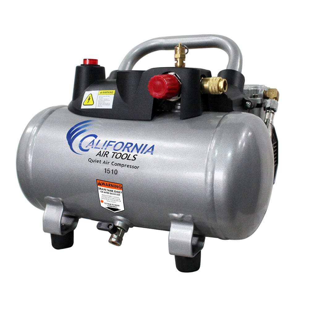 1.5 Gallon 1 HP Quiet Air Compressor