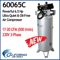 60065C 60  Gallon Air Compressor- 6.5 HP - 3 PH