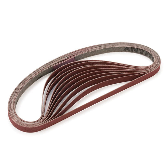 Sanding Detailer Replacement Belts - 240 Grit - 1/4" - 10 Pack