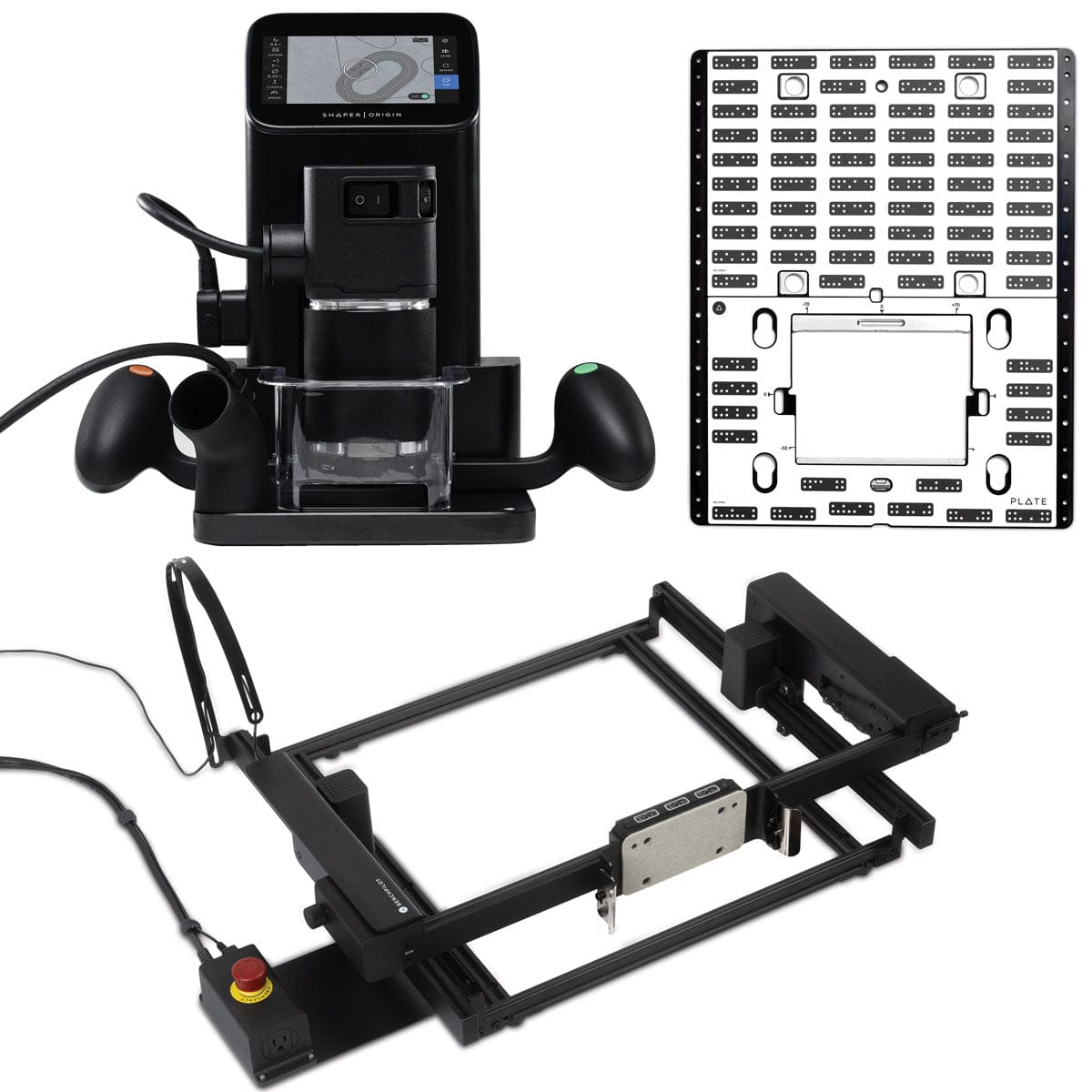 Origin Handheld CNC Router with Shaper Plate and BenchPilot Package