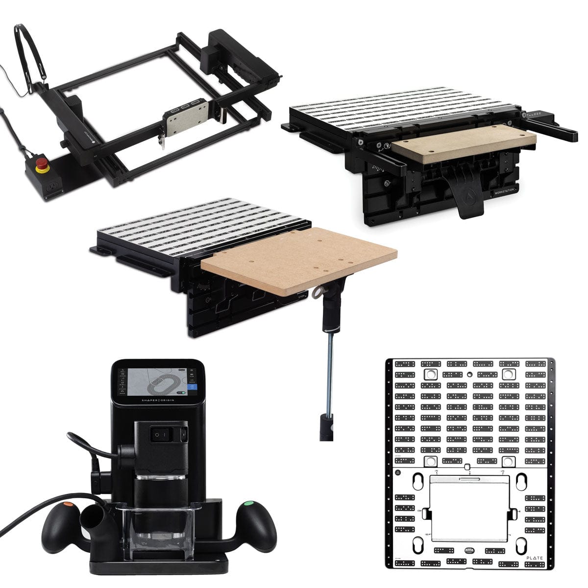 Origin Handheld CNC Router, Workstation, Plate, BenchPilot and Shelf Upgrade Package