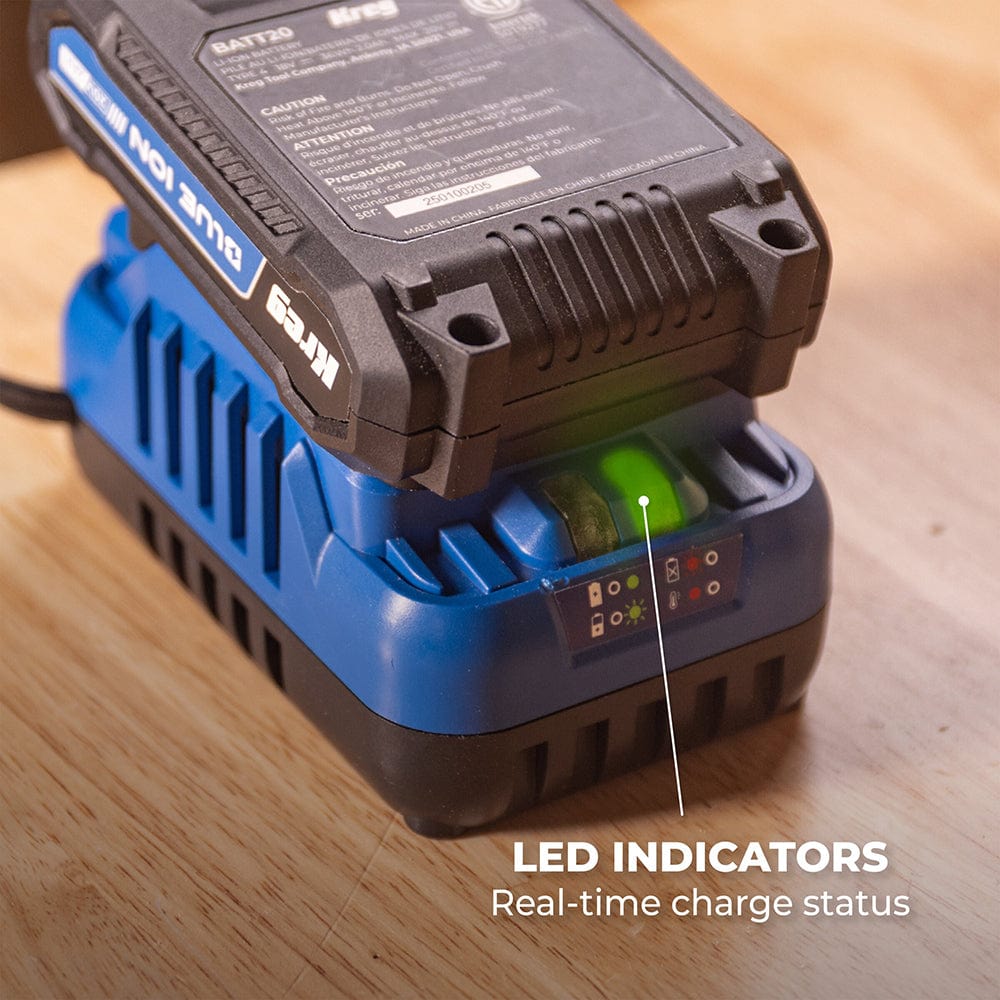 Blue Ion Battery and Charger Starter Kit - 20V
