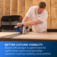 Ionic Drive 6-1/2" Plunge-Cut Track Saw Kit - 20V