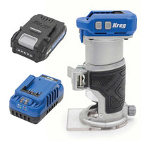Ionic Drive 1/4" Trim Router with 2AH Battery and Charger Kit
