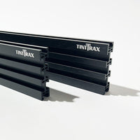 36" Universal Aluminum Woodworking Multi-Track- Black- 2 Piece