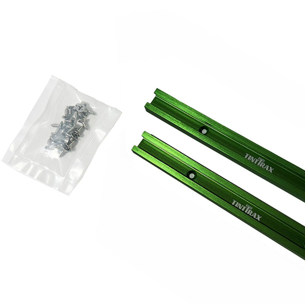 24" Universal Profile T-Track Kit- Dark Green- 2 Piece