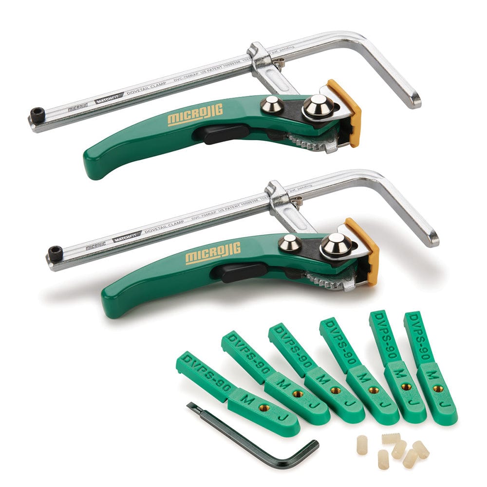 MATCHFIT Dovetail Ratchet Clamps and MATCHFIT Dovetail Pop Stop - 6 Piece