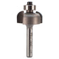 1800 Cove Router Bit 1/4" SH 1/4" R X 1" D X 1/2" CL alt 0