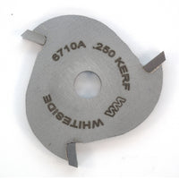 6710A 3-Wing (1/4") Slotting Cutter Router Bit .250" alt 0