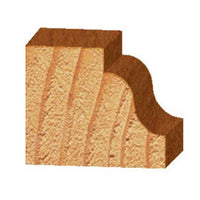 2201 Roman Ogee Router Bit 1/4" R X 1-1/2" D 11/16" CL 2-1/4" OL alt 0