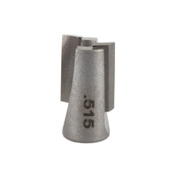 Screw Type Helix Mortise Bit w/Downshear - Cutter Only 33/64CD 5/8" CL 7/8" OL 2 FL alt 0