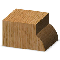 Plunge Cut Hand Grip Bit 7/8" Bead 1/4" Depth 1-3/8" CL 1/2" SH 3-1/2" OL 2 FL alt 0