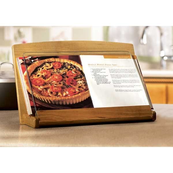 Woodworking Project Paper Plan to Build Cookbook Holder alt 0