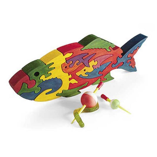 Downloadable Woodworking Project Plan to Build Scrollsawn Fishy Puzzle alt 0