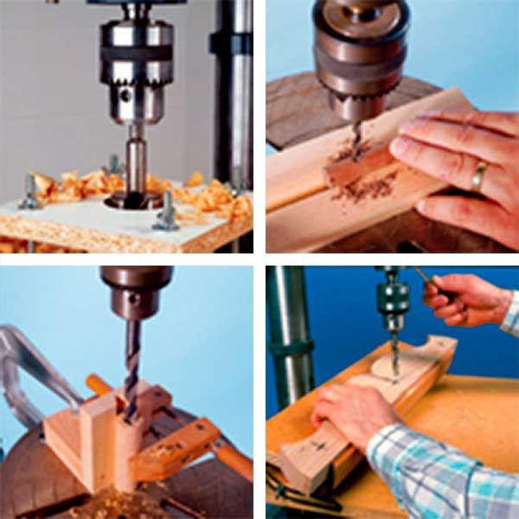 Downloadable Woodworking Project Plan to Build Seven Drill-Press Jigs alt 0