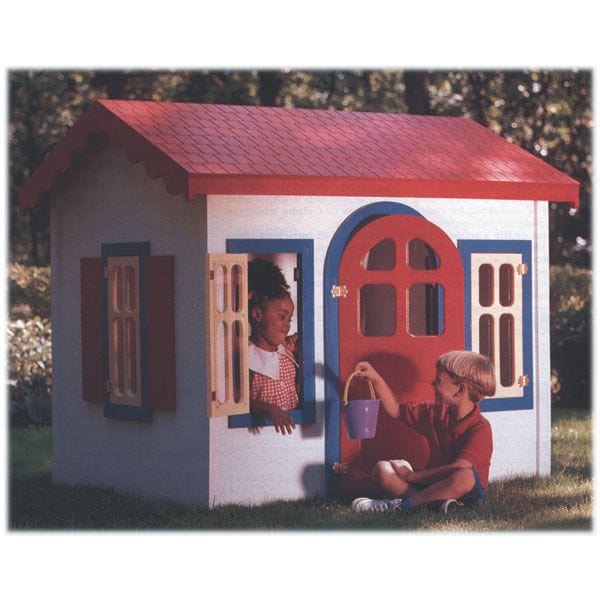 Woodworking Project Paper Plan to Build Country Cottage Playhouse alt 0