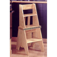 Woodworking Project Paper Plan to Build Two-In-One Seat/Step Stool alt 0
