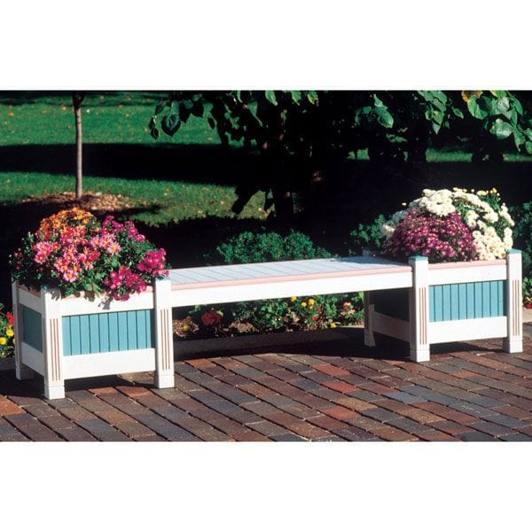 Woodworking Project Paper Plan to Build Classic Planter & Bench alt 0