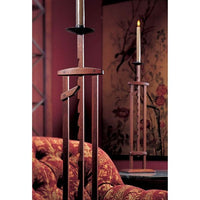 Woodworking Project Paper Plan to Build Ratcheting Candlestand alt 0