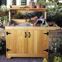 Woodworking Project Paper Plan to Build Potting Bench alt 0