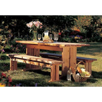 Woodworking Project Paper Plan to Build Best-Yet Picnic Set alt 0