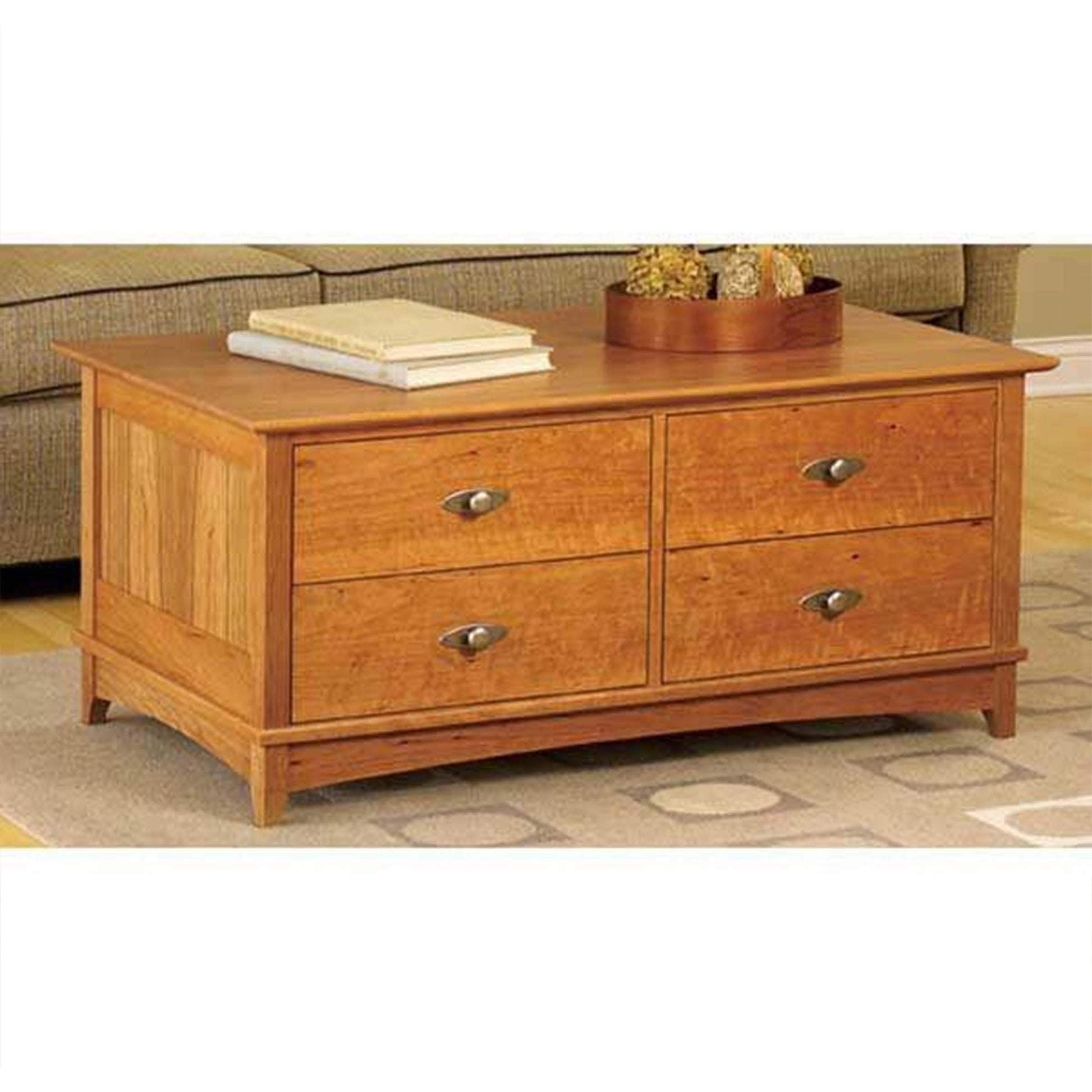 Downloadable Woodworking Project Plan to Build Entertainment Center Coffee Table alt 0