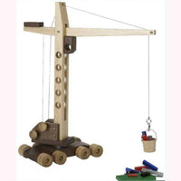 Downloadable Woodworking Project Plan to Build Contractor Grade Mobile Crane Toy alt 0