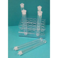 24 HOLE PLEXIGLASS RACK AND 24 TUBES alt 0