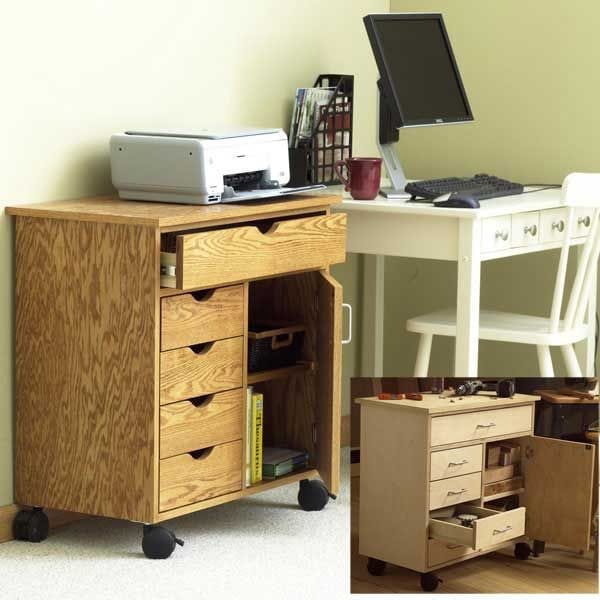 Woodworking Project Paper Plan to Build Home/Shop Storage Cart alt 0