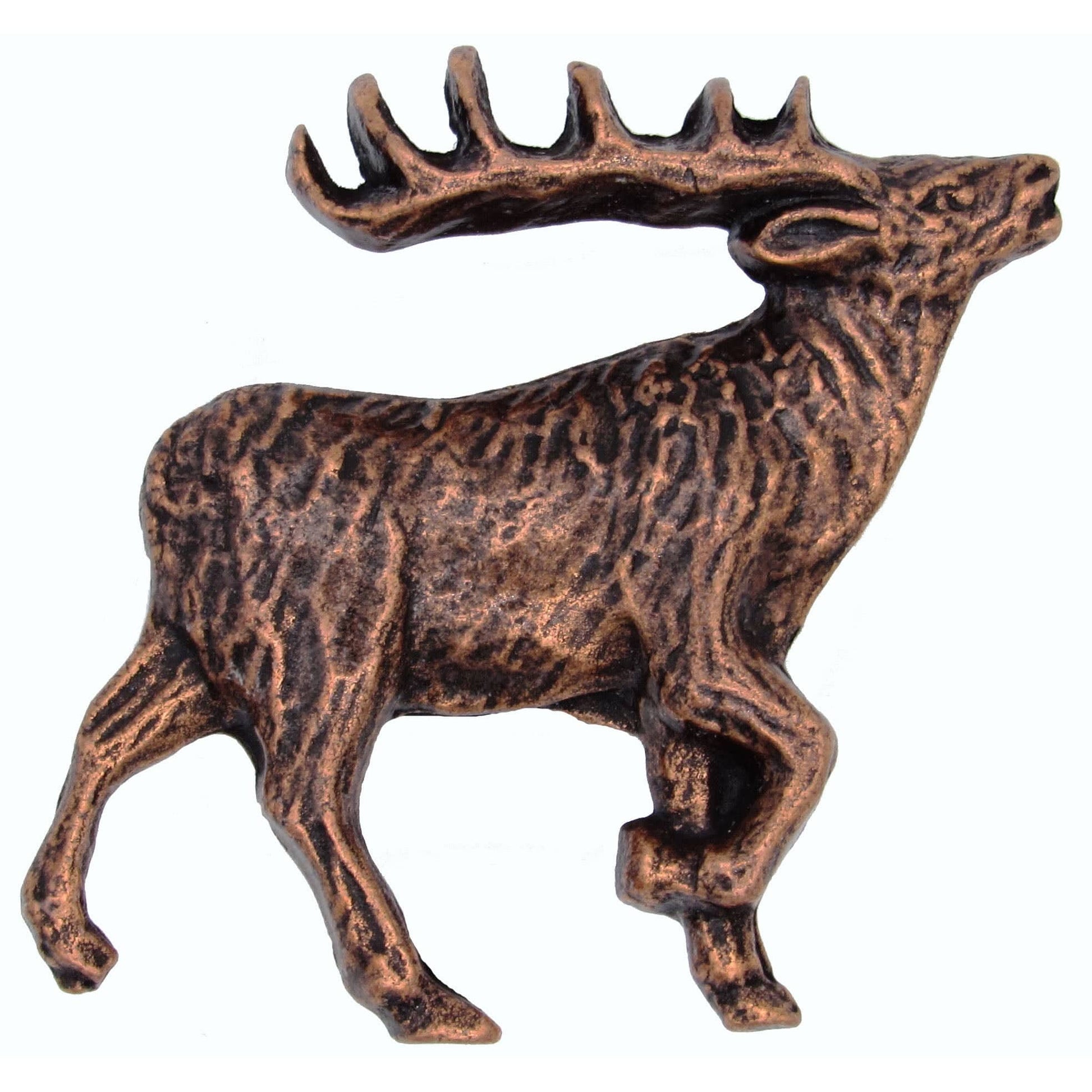 Walking Elk Pull Right Antique Copper Model 271AC alt 0